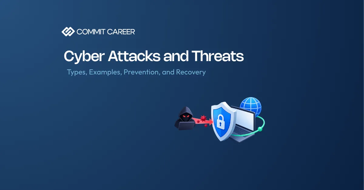 Infographics of cyber attacks and threats