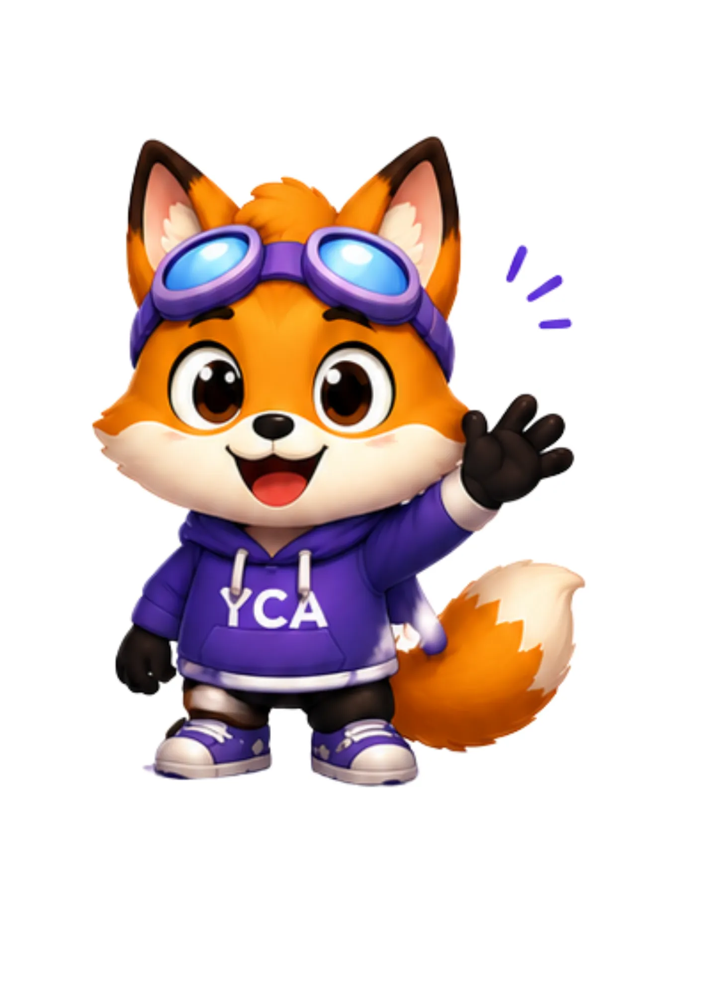 YCA Mascot, Fizzi thinking